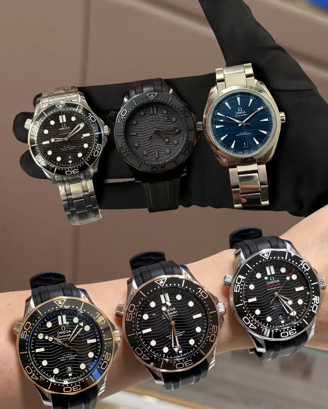 Dark dial watch from the private collection